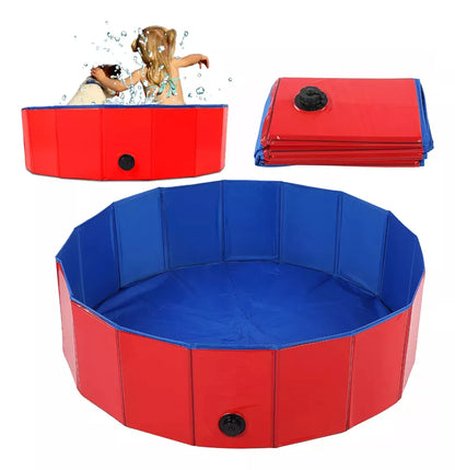 Piscinas Piscina Plastica Plegable Para Mascotas 80x20cm