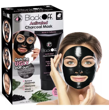 Mascarilla Facial Carbón Activado Black Off Puntos Negros