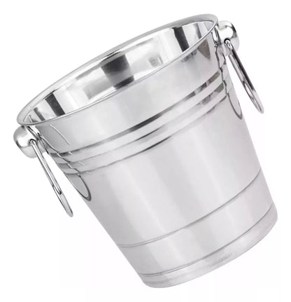 Hielera Cubetera De Acero Para Botella Latas Hielo Bar 13,5cm