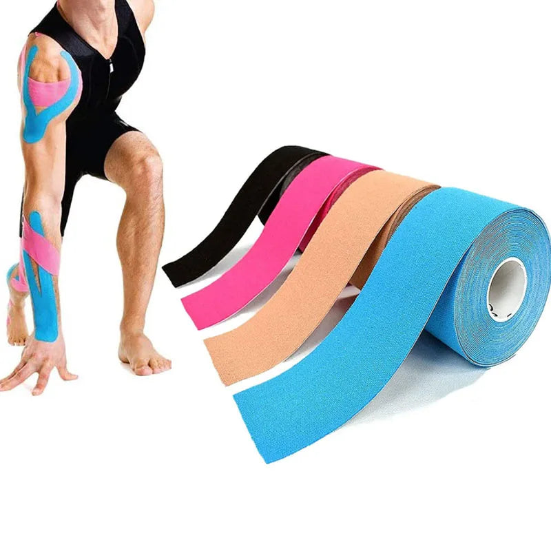 Tape Cinta Kinesiologica De Recuperación 5mx5cm En Colores