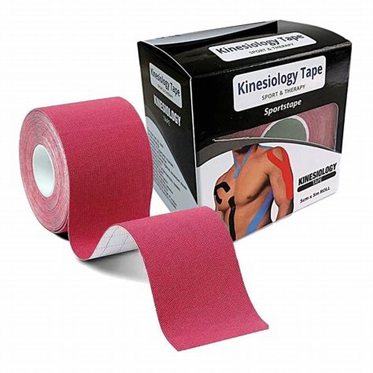 Tape Cinta Kinesiologica De Recuperación 5mx5cm En Colores