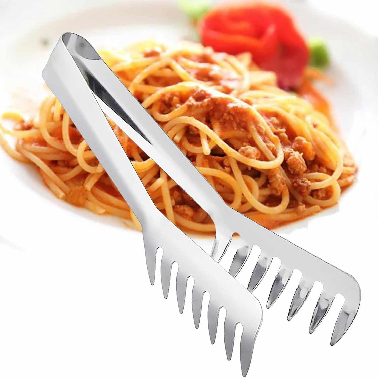 Pinza Tenaza Para Pan Spaghetti Buffet Cocina Comedor Acero