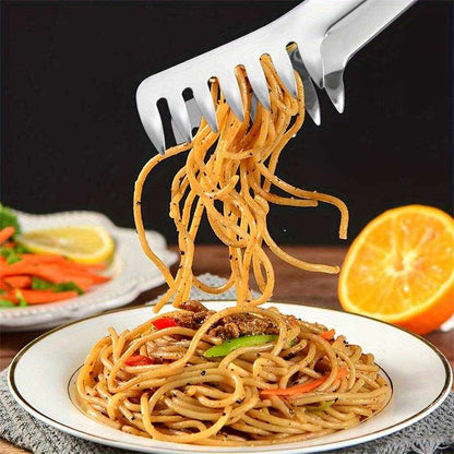 Pinza Tenaza Para Pan Spaghetti Buffet Cocina Comedor Acero