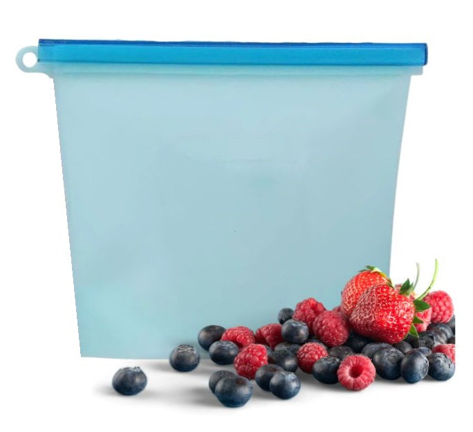 Bolsa De Silicona Para Alimentos 1500cc Bolsas Reutilizables