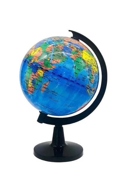 Globo Terraqueo Pvc Giratorio Con Base Mini 10.6cm Mapa Mesa