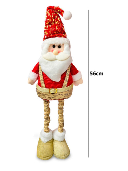 Viejo Pascuero Monos Patas Largas Navideños Pascueros 56cm