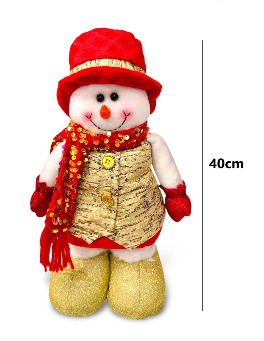 Muñeco De Nieve Monos Patas Largas Navideños Pascueros 56cm