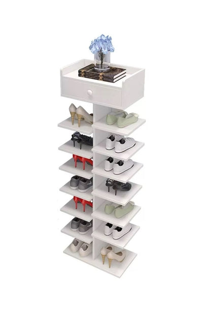 Mueble Zapatero Organizador Racks 7 Niveles Armable 27 Pares