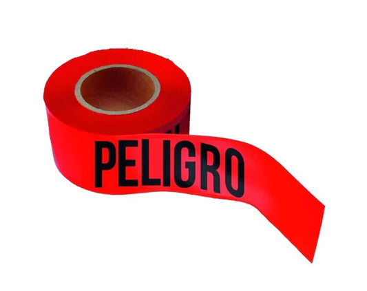 Cinta Peligro Cinta Seguridad Rojo 100mts X 48mm Señales