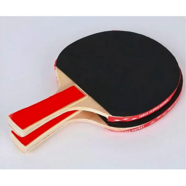 Set X 2 Raquetas Paletas Ping Pong 4pelotas Juego