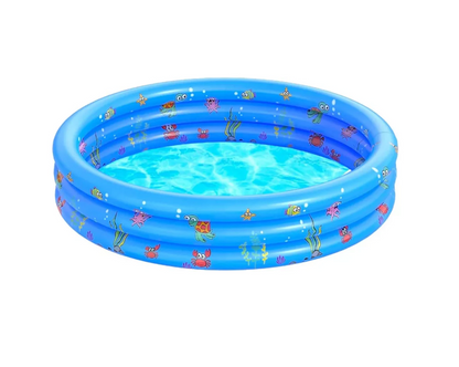 Piscina Inflable Plástico Niño 3 Anillos 120x40cm Verano