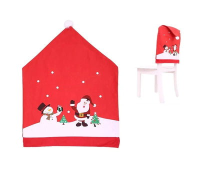 Navidad Decoración Navideña Funda Silla Navidad Fundas Hogar