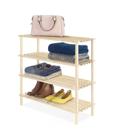 Zapatero Organizador Mueble Zapatero Madera Zapateros 4nivel